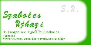 szabolcs ujhazi business card